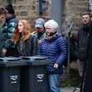Sally Wainwright directing the first series of Riot Women in Hebden Bridge.