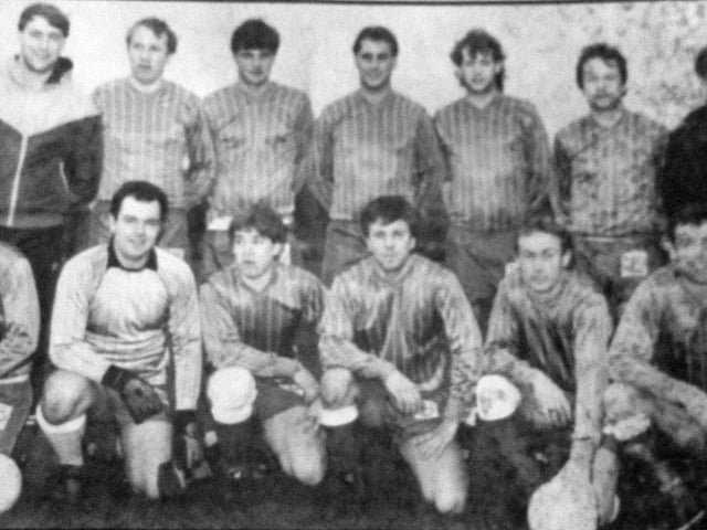 Portsmouth Sunday League. Back (from left): Kevin Abbott, Chris Shaw, Steven Van Kooperen, Phil Wearn, Graham Jopling, John Houghton. Front: Matt Benneyworth, Dean Boswell, Wayne Albery, Ashley Watts, Dave Sinclair.