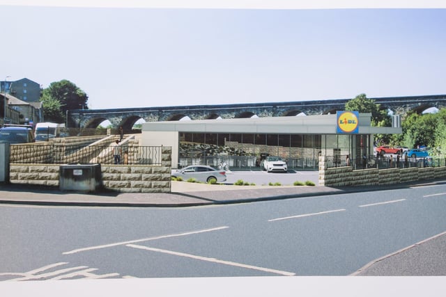 Exhibition of plans for Lidl store in West Vale.