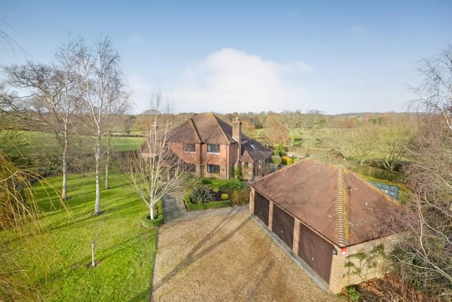 The six bedroom home Hiltonbury in Denmead is on the market for £1.5m. It is listed by Fine and Country.