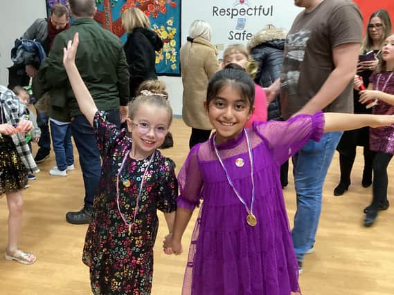 Children at Copley Primary School took part in a Copley Come Dancing event to raise funds for Children in Need
