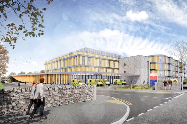 Artist's impressions of how parts of the new Calderdale Royal Hospital buildings will look