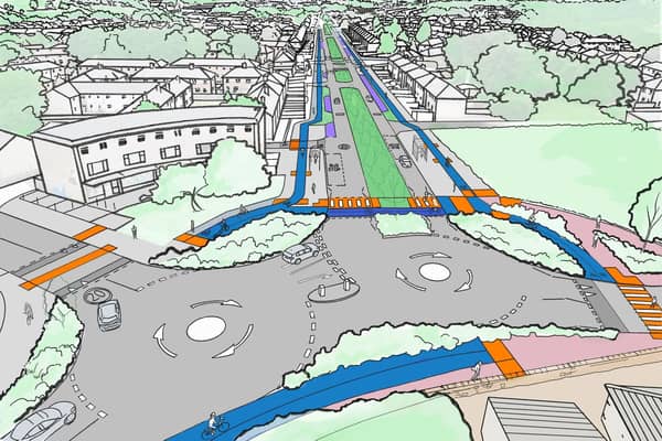 One of the council's artist's impressions for Nursery Lane roundabout