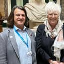 I was recently invited by Calderdale Dementia Friendly Community (CDFC)  to interview Scott Mitchell, the widow of the late Dame Barbara Windsor, which was such a privilege at a powerful event at Halifax Town Hall.