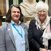 I was recently invited by Calderdale Dementia Friendly Community (CDFC)  to interview Scott Mitchell, the widow of the late Dame Barbara Windsor, which was such a privilege at a powerful event at Halifax Town Hall.