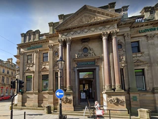 The Lloyds Bank branch building at Commercial Street, Halifax. Picture: Google