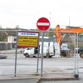 Car park closed and demolition experts at former Wilko store site in Brighouse