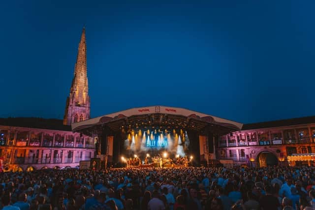 Show at The Piece Hall. Picture: Cuffe and Taylor and The Piece Hall.