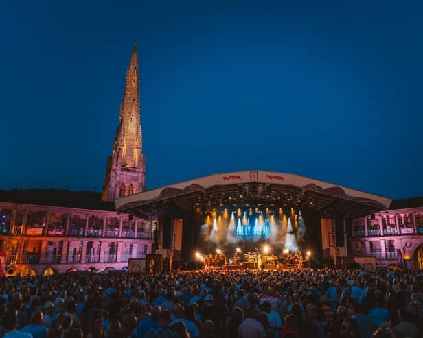 Show at The Piece Hall. Picture: Cuffe and Taylor and The Piece Hall.