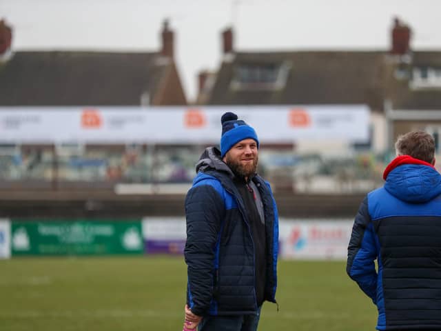 Halifax Panthers’ head coach Simon Grix was left ‘really happy’ with his side’s ‘togetherness’ in their remarkable Challenge Cup third round triumph at Championship leaders Featherstone Rovers.