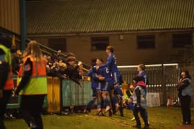 Halifax celebrate their late equaliser