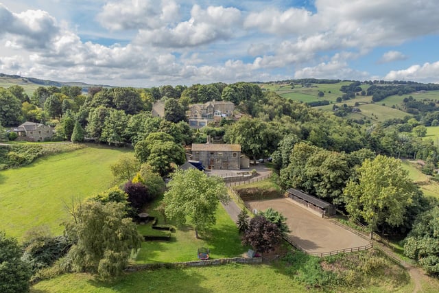Beautiful scenery surrounds the equestrian property that sits between two sought-after villages.