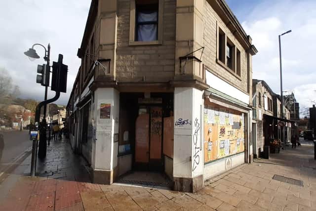 The squatters took over what used to be a greengrocers on Bridge Gate in Hebden Bridge
