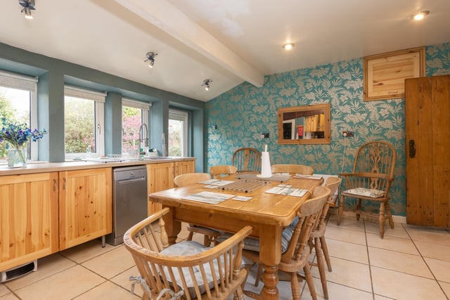 The home features five spacious bedrooms, four reception rooms and dining kitchen set in generously sized grounds with ample off road parking and integral garage