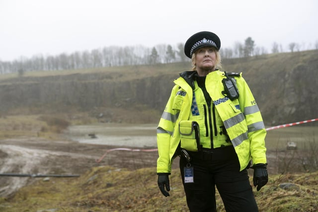 A body was found in Baitings Dam during episode one. The real Baitings Dam is located near Ripponden but these scenes were filmed at Buck Park Quarry, Denholme. Picture: BBC/Lookout Point/Matt Squire.