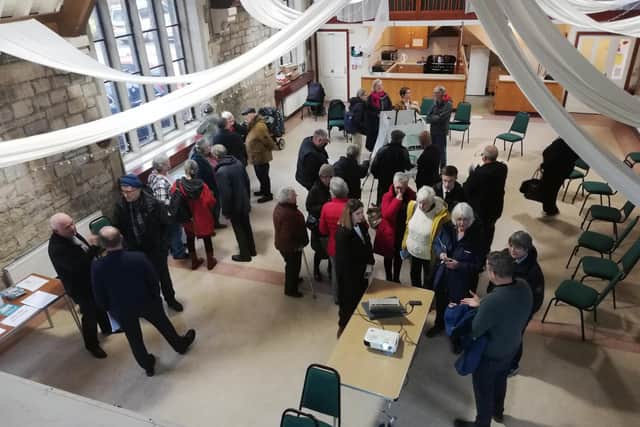 Over 100 attend consultation event at Fielden Hall, Todmorden, to review plans of the new Enterprise Centre and affordable rented homes development