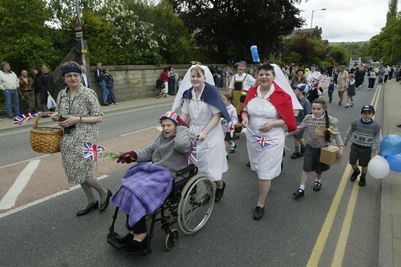 Todmorden Carnival procession back in 2005