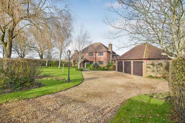 The six bedroom home Hiltonbury in Denmead is on the market for £1.5m. It is listed by Fine and Country.