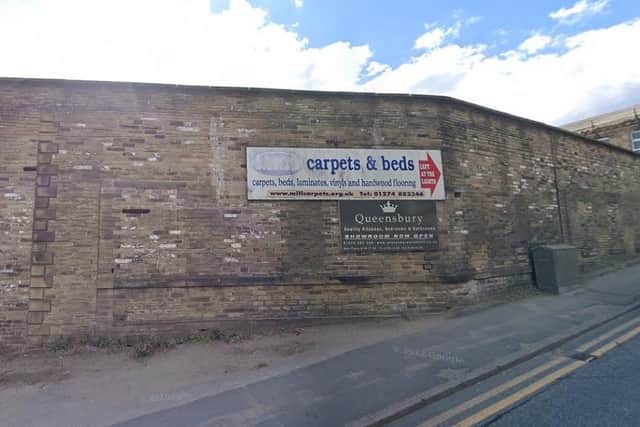 The gym business would be based in a section of Black Dyke Mills fronting Brighouse Road, currently classed as industrial. The plans call for bricked up windows and doors on the Brighouse Road elevation to be reinstated. Picture: Google Images