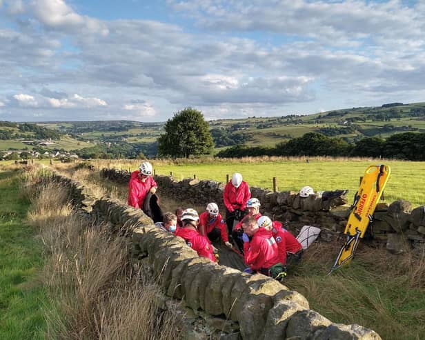 Calder Valley Search and Rescue Team helped the cyclist