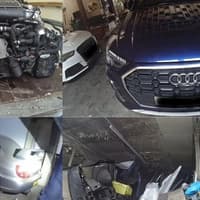 West Yorkshire Police officers uncover a a suspected chop shop in Calderdale
