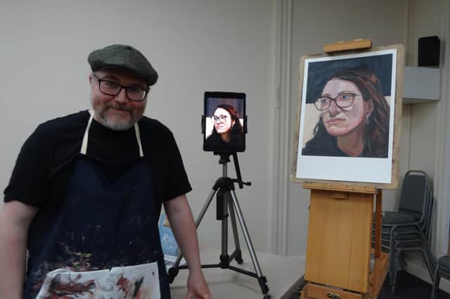 Artist and tutor Richard Kitson