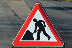 Roadworks are taking place while gas pipes are replaced