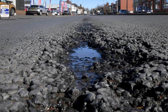 Potholes are a nightmare for road users