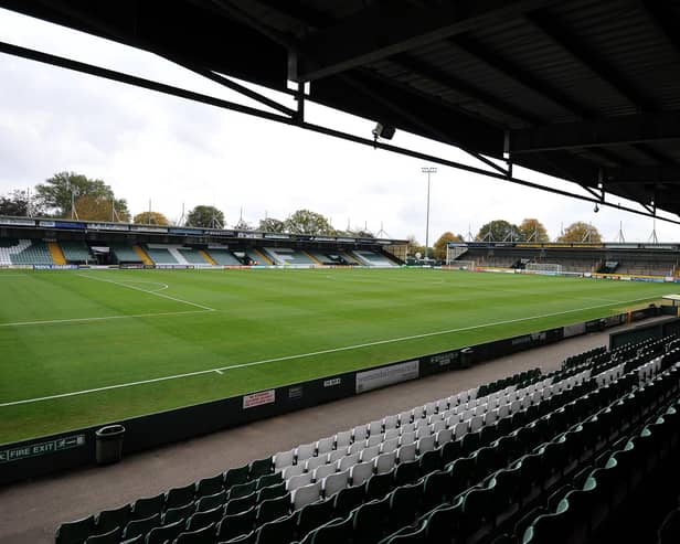 Huish Park.  (Photo by Harry Trump/Getty Images)