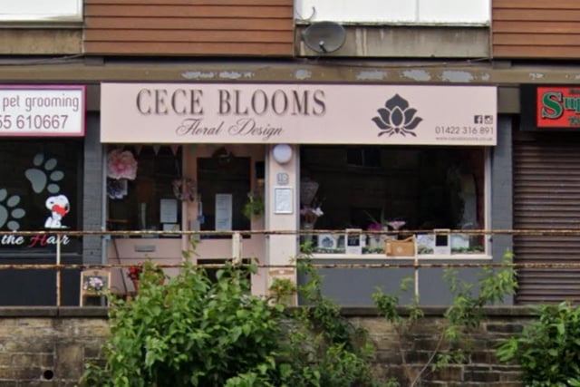 CeCe Blooms, West Street, Sowerby Bridge Rating: 5/5 (based on 30 google reviews). "Beautiful flowers, fab service."