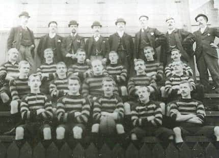 An undated photo of the Sowerby Bridge team.