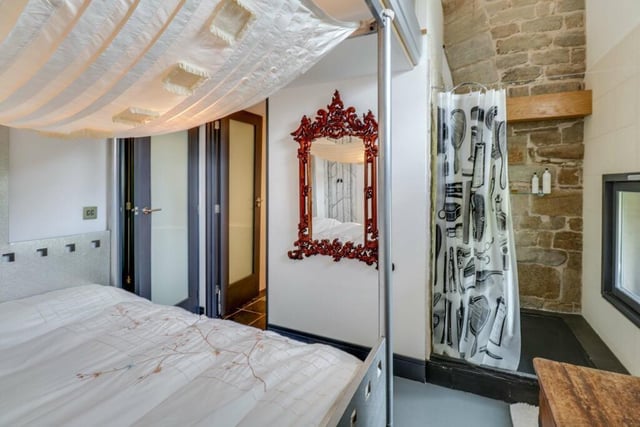 Two of four double bedrooms in the conversion have en suite shower rooms.
