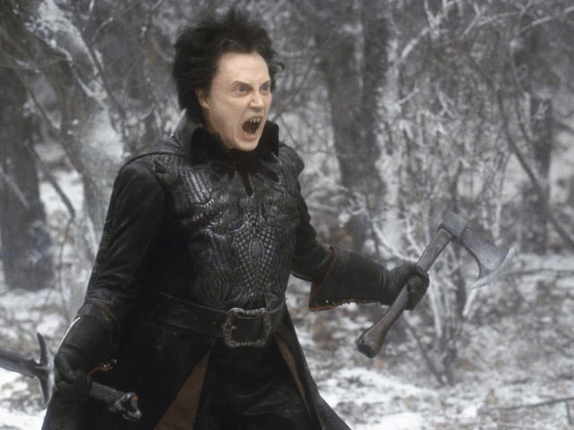 Tim Burton's supernatural gothic late 90s horro hit has a big name cast of Johnny Depp, Christopher Walken and Christina Ricci.