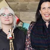 Chloe with Kirstie Allsopp and her trophy
