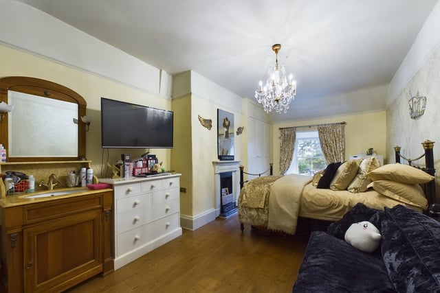 The house has five double bedrooms, while The Stables cottage has two.
