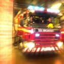 The fire happened on Monday