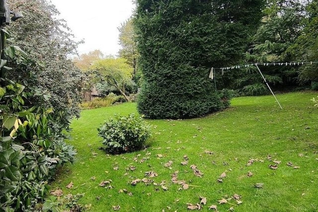 A section of the landscaped gardens.