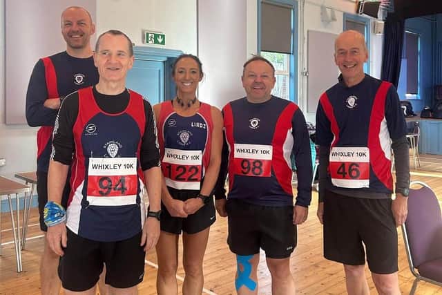 Stainland Lions at the Whixley 10k.