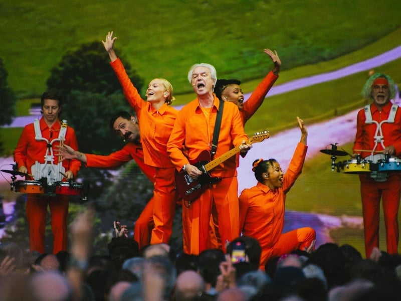 David Byrne at The Piece Hall