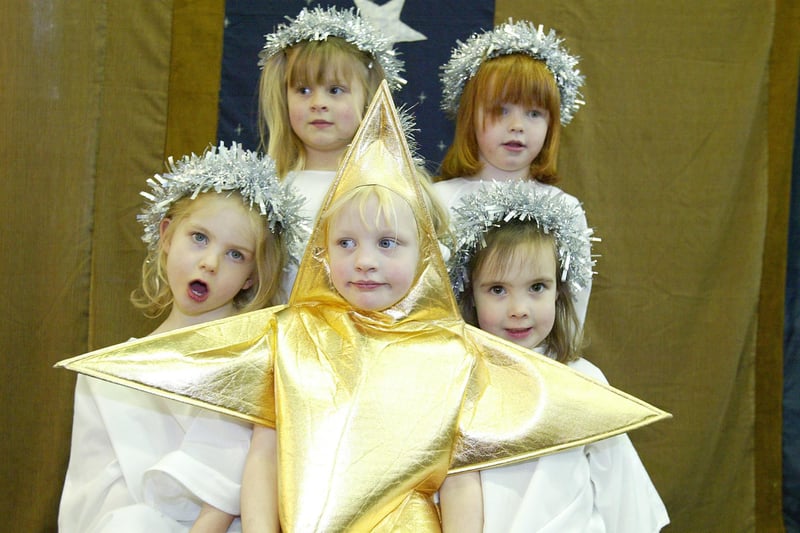 Nativity performance at Shelf J & I School back in 2007