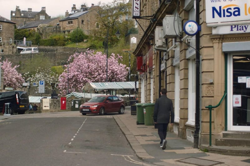 The Nisa Local on Crown Street in Hebden Bridge makes a couple of appearances in the later half of the series.
