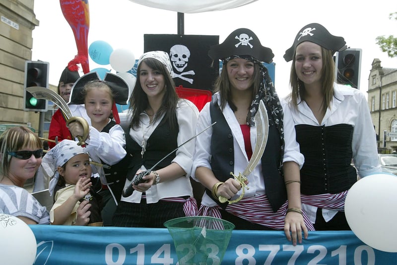 Halifax Charity Gala 2007. The Yorkshire Cancer Research pirates float