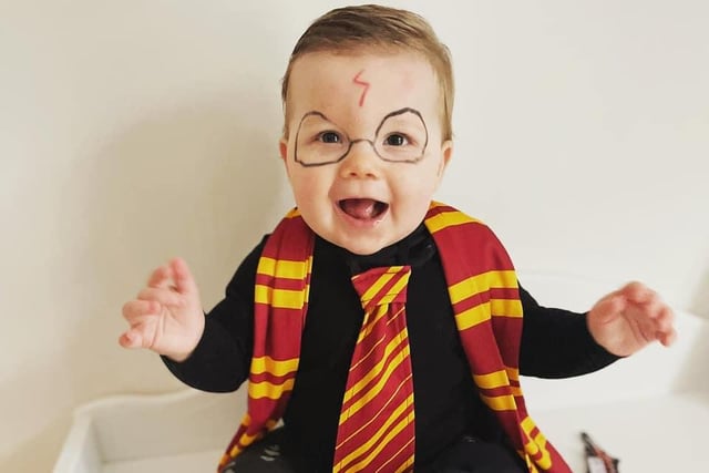 Jasmin Pecket has sent us this wonderful photo of 11-months-old Ralph as Harry Potter.