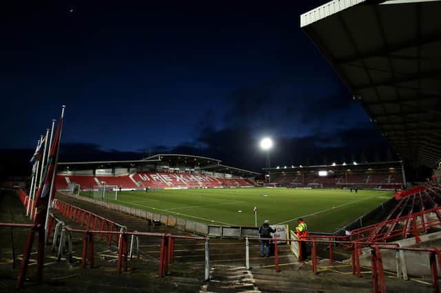 The Racecourse Ground. (Photo by Lewis Storey/Getty Images)