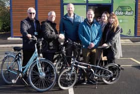 The opening of one of the cycling hubs