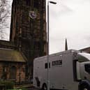 The BBC are broadcasting from Halifax Minster today