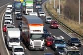 Traffic on the M62.