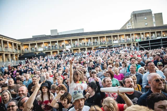 Crowds enjoying Primal Scream at The Piece Hall last year. Photos by Cuffe and Taylor/The Piece Hall Trust