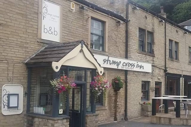 The Stump Cross Inn is on Godley Lane in Halifax