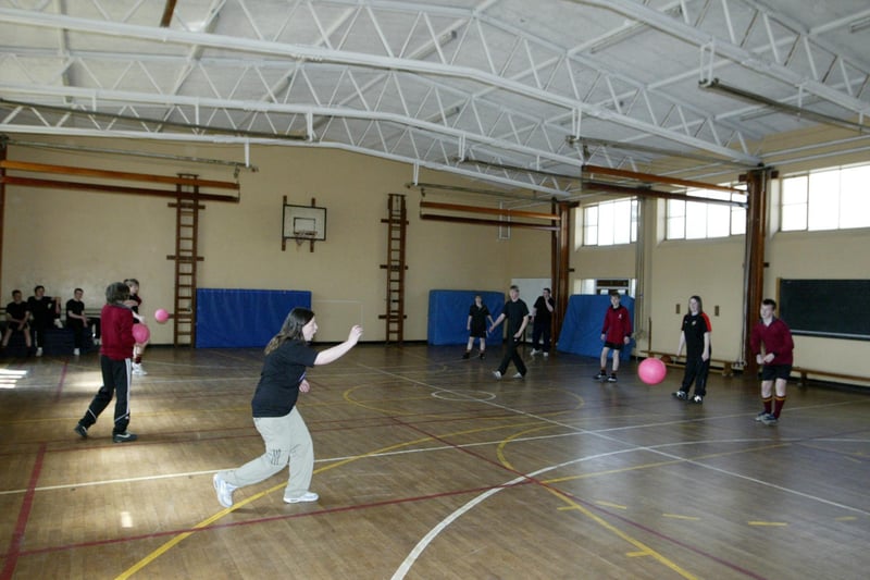 The sports hall at St Catherine's back in 2006.